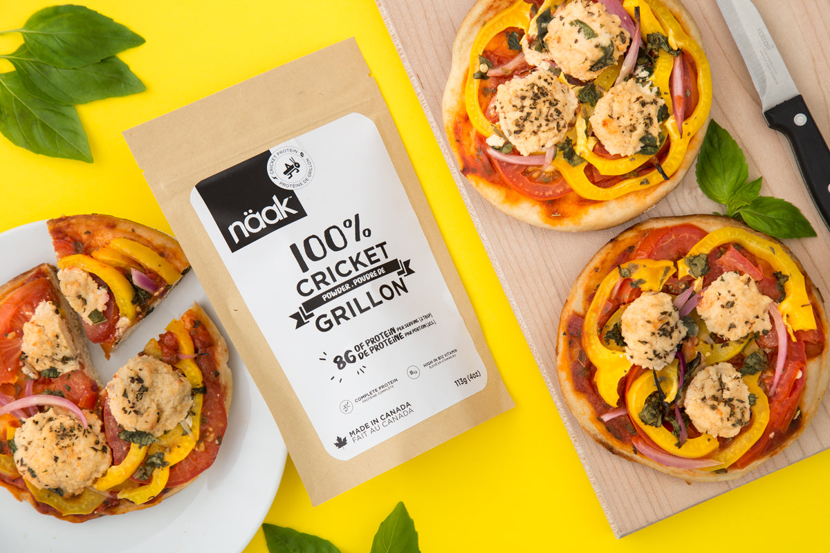 Recipe - Cricket Powder Mini Pizza