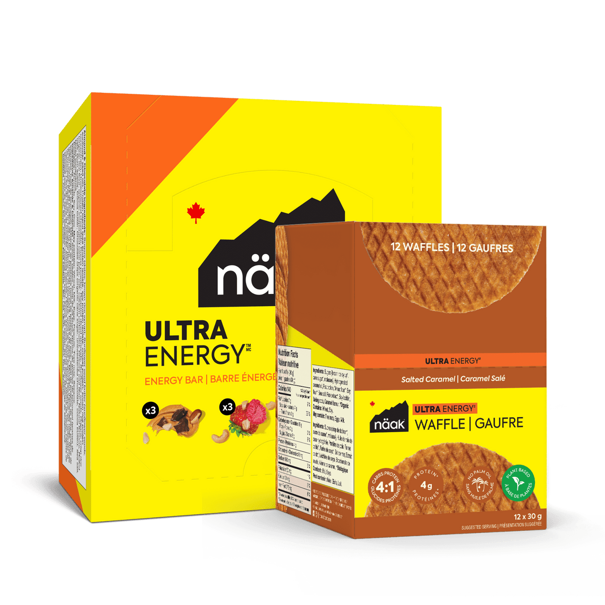 12 bars + 12 waffles | Ultra Energy Pack